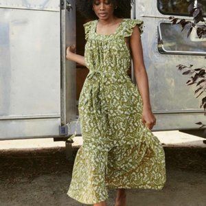 Christy Dawn Silk Olive Benny Dress - XS